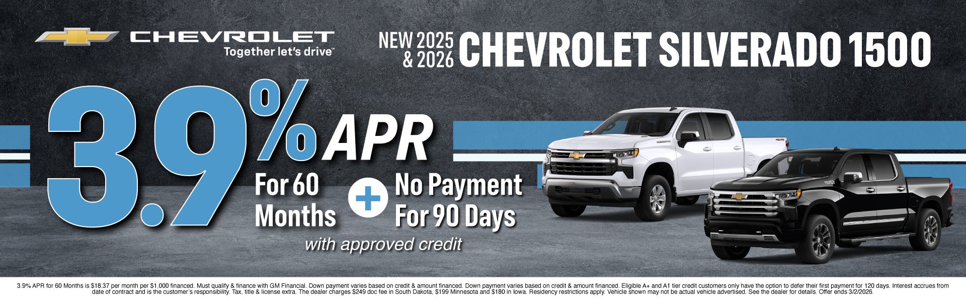 NEW CHEVY OFFERS