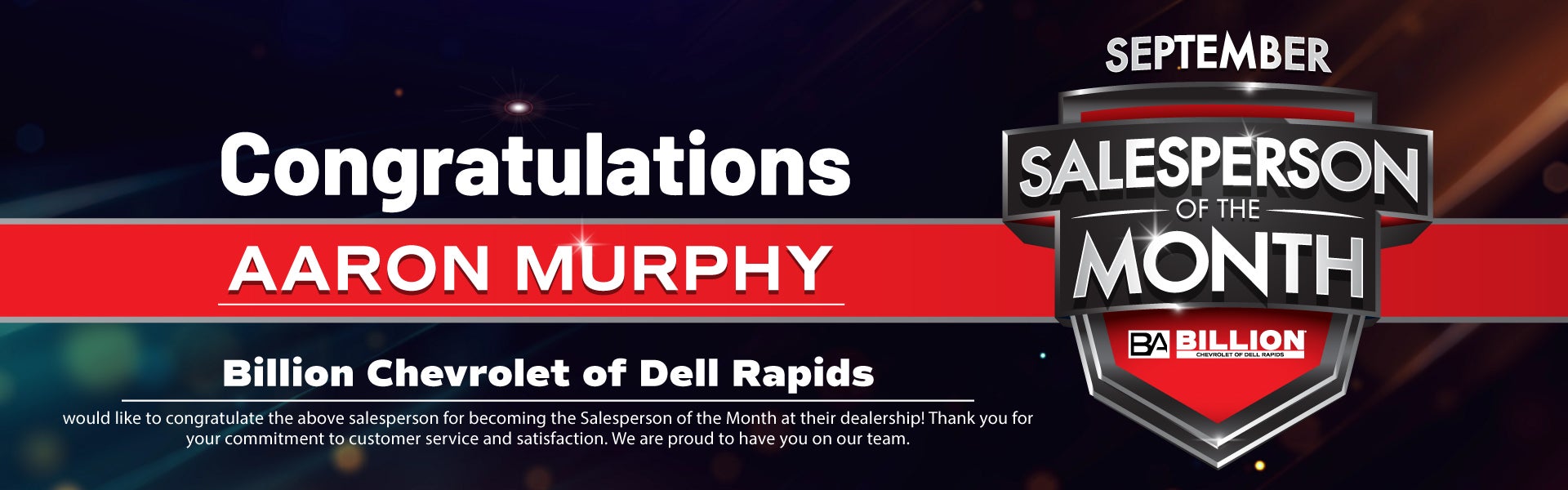 Salesperson of the Month